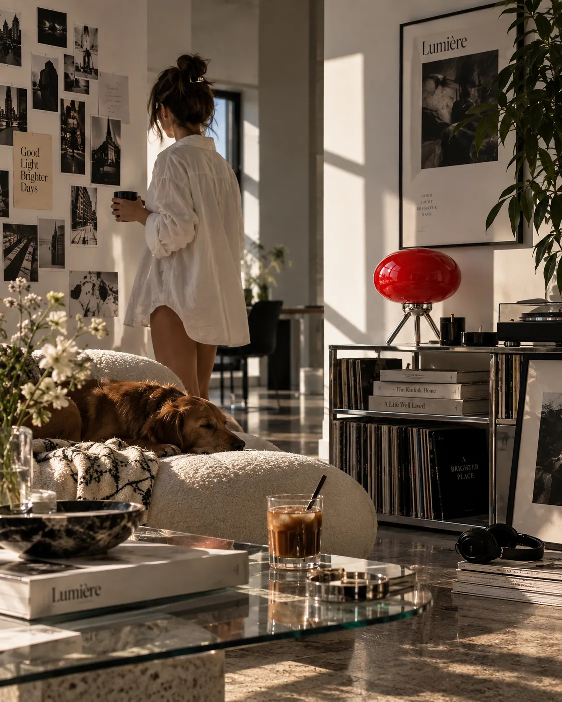 The room softens. Conversation stays.